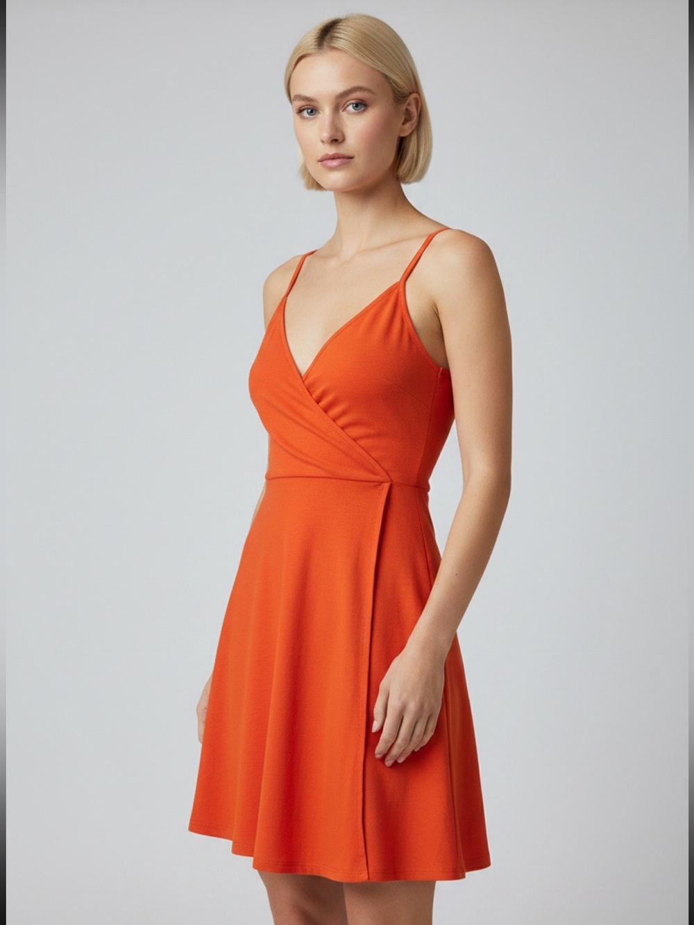 WRAPAROUND - ORANGE 🍊 FARM DRESS - Picture 7 of 8